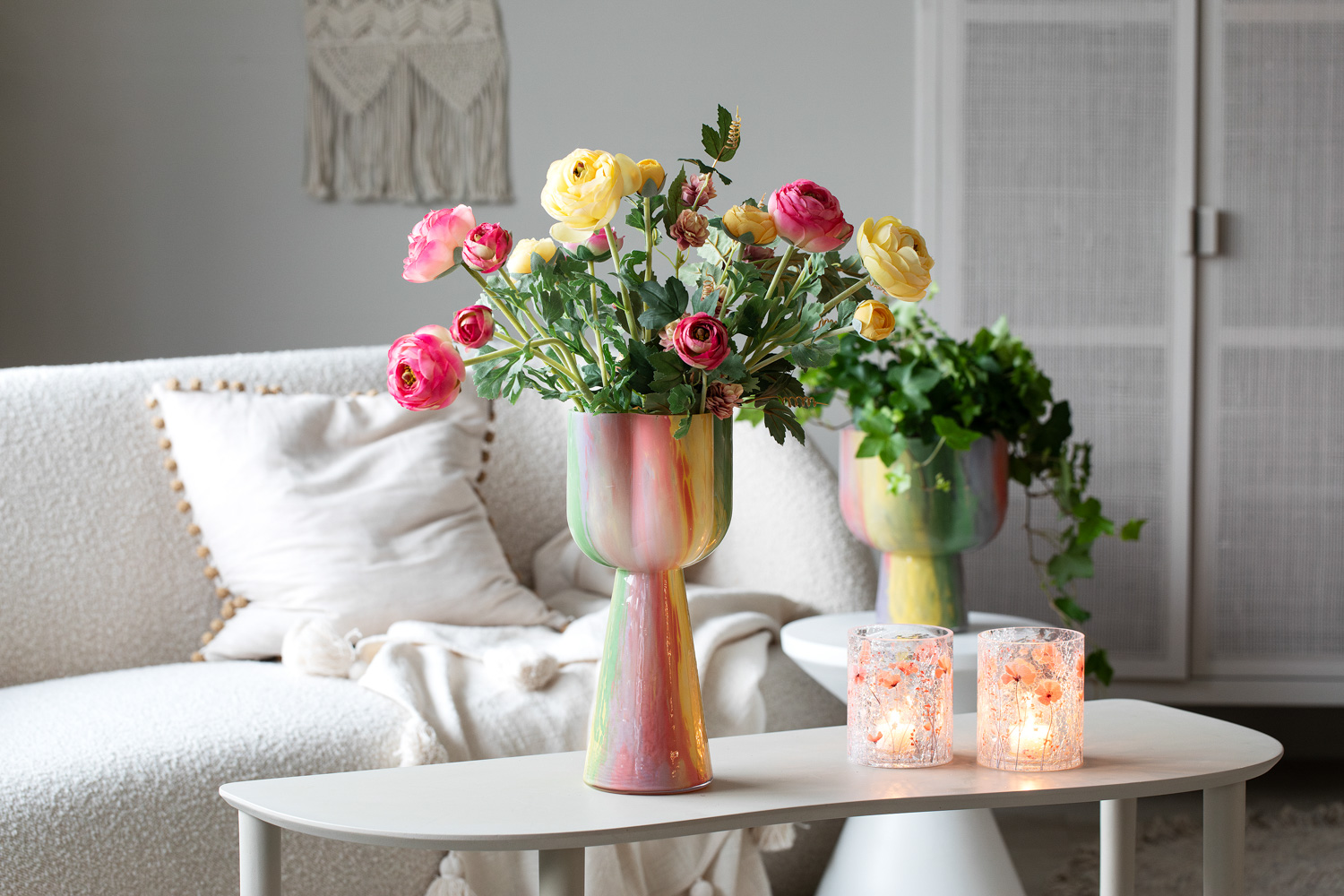 Tutti frutti glassvase